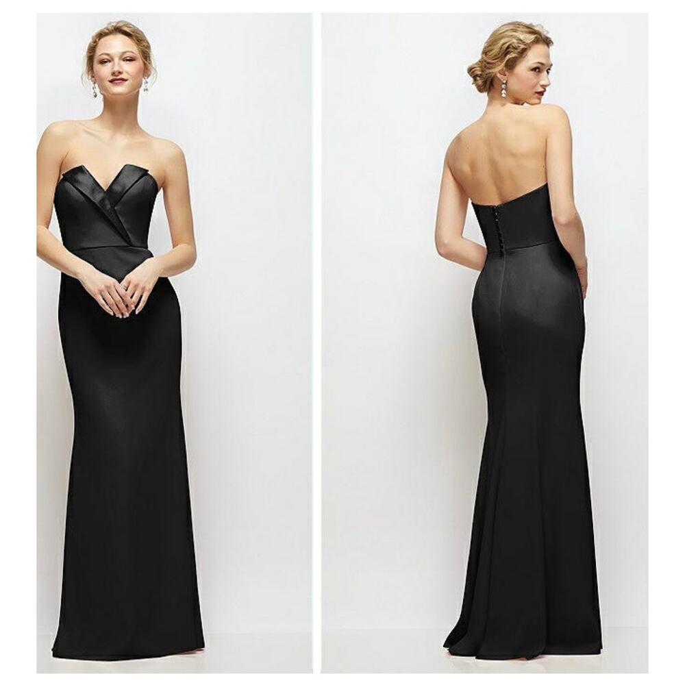 After Six Crosby Tuxedo-Inspired Crepe & Satin Gown STYLE 6919 • Size 6
New